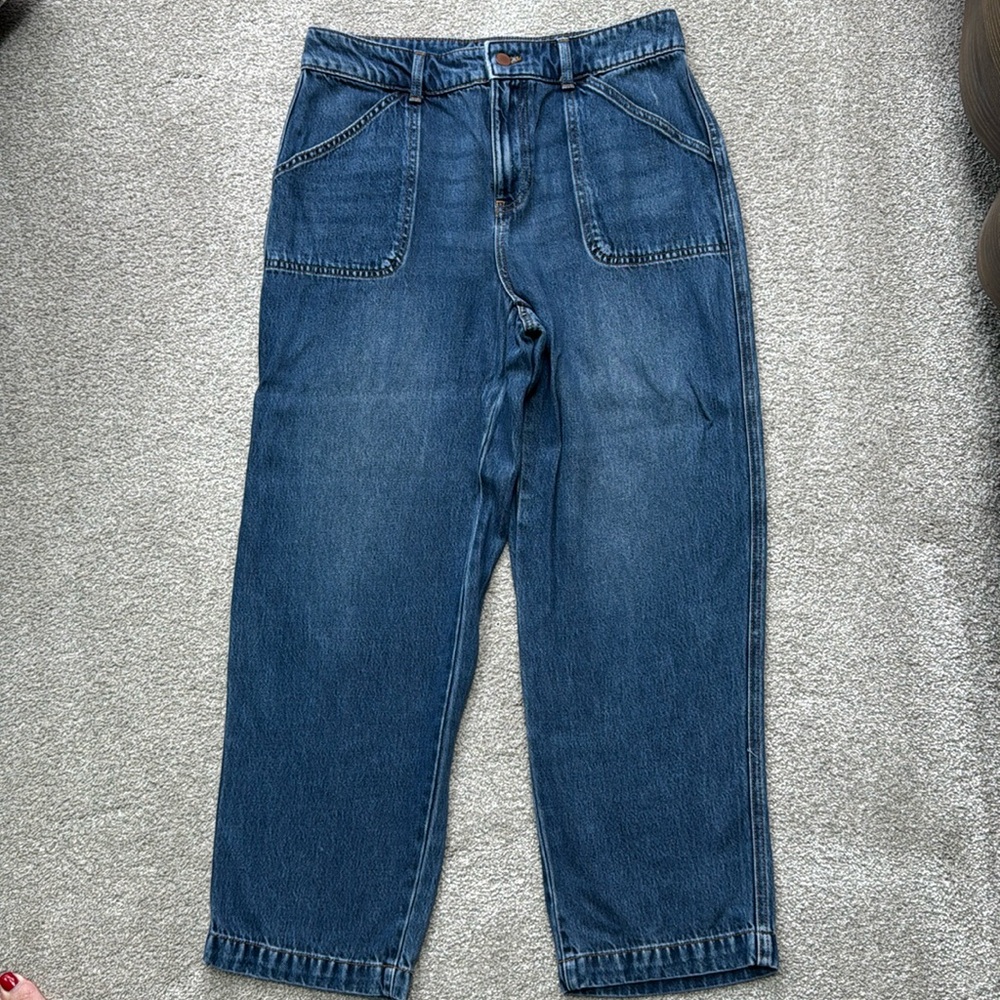 Talbots summer weight ankle length straight leg jeans size 6
